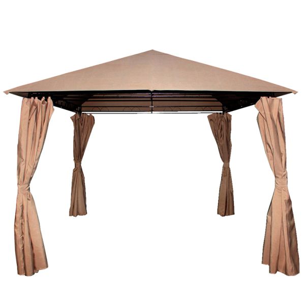 Columbus Gazebo - L300 x W300 cm - Mocha