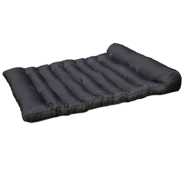 Double Floor lounger Cushions Plain - Black