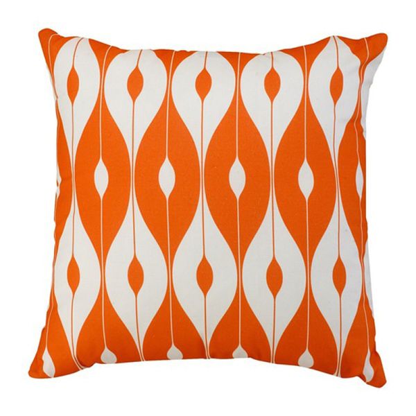 Scatter Cushion 12x12 Pattern Outdoor Garden Furniture Cushion (Pack of 4) - L30.5 x W30.5 cm - Orange