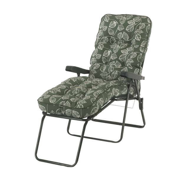 Deluxe Lounger Aspen Leaf - L118 x W58 x H99 cm - Green