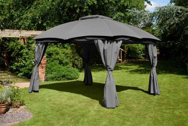 Rio Gazebo - L365 x W300 x H260 cm - Grey