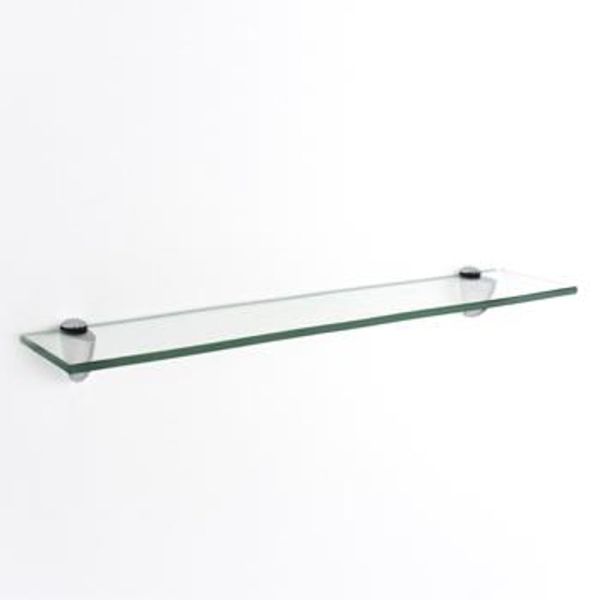 Pearl Glass Shelf Kit in Clear, 800mm x 145mm