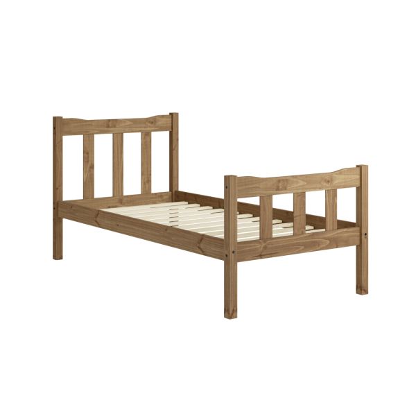 3 Feet Havana Single Bed - Pine - L200.8 x W98.8 x H96 cm - Pine
