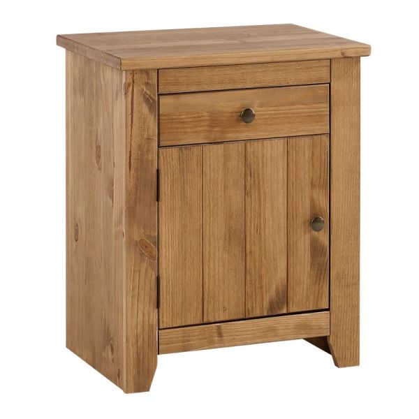 Havana Bedside Cabinet - Pine - L39 x W53 x H65 cm - Pine