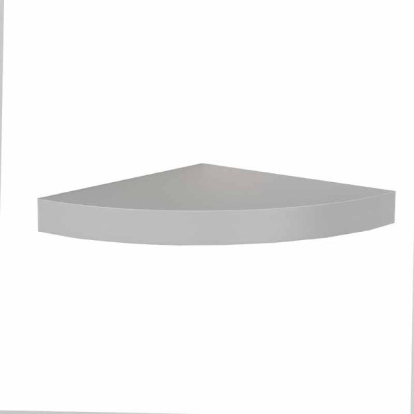 Hudson Corner Box Shelf Kit - W29.5 x D29.5 x H3.8 cm - Light Grey