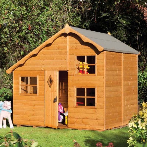 Playaway Swiss Cottage, Playhouse, Wendy House - L208 x W250 x H219 cm