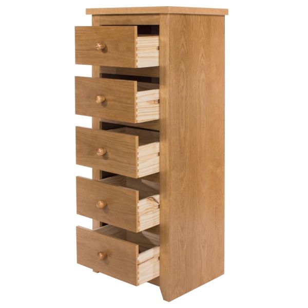 5 Drawer Narrow Chest (New Spec)