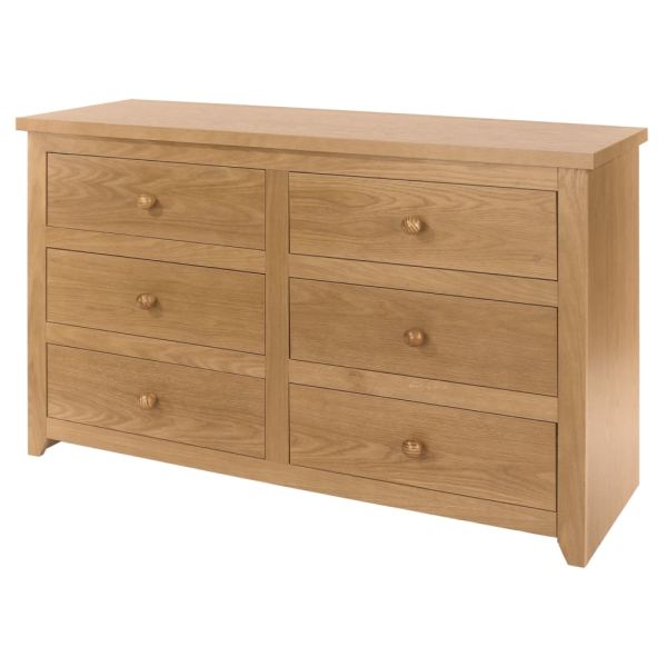 3+3 Drawer Wide Chest (New Spec)