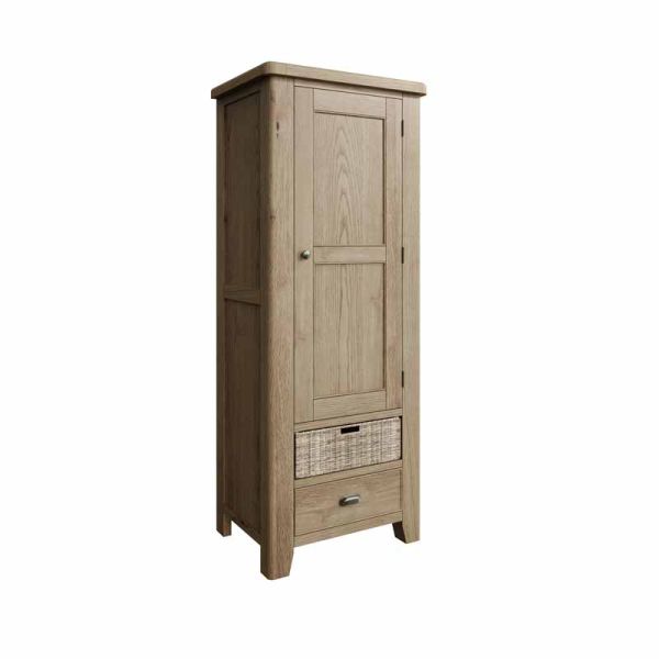 Single Larder Unit - L75 x W55 x H190 cm - Smoked Oak