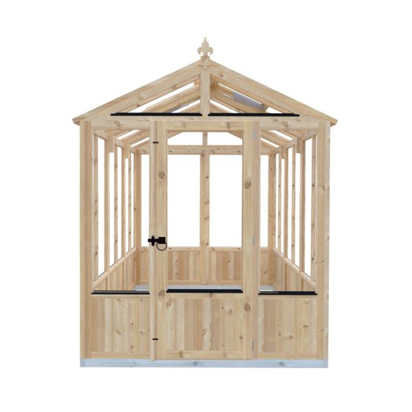 Holkham 6 x 12 Greenhouse - Timber - L357 x W179 x H237.3 cm