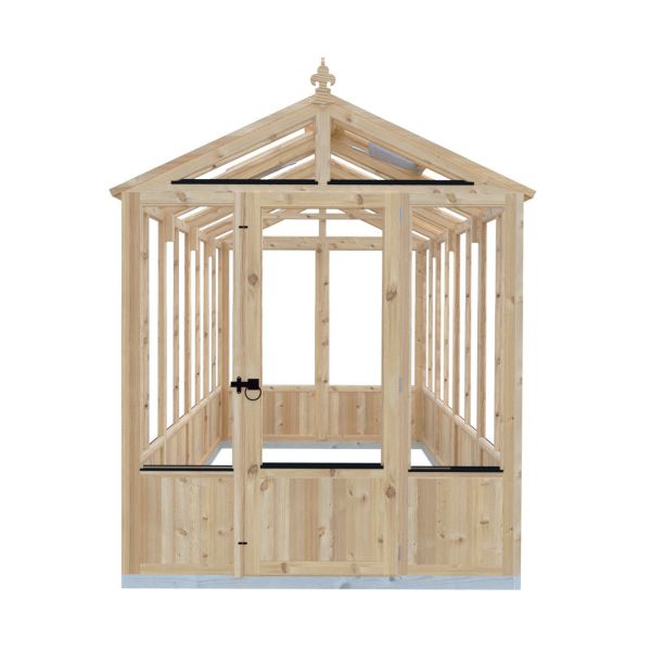 Holkham 6 x 16 Greenhouse - Timber - L476 x W179 x H237.3 cm