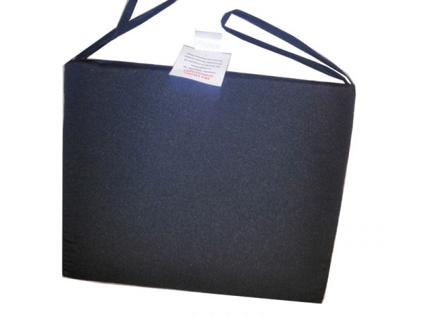 Waterproof Seat Pads - Single Black Cushion - Outdoor Cushion for Garden Furniture
