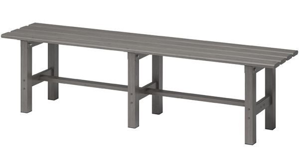Aluminium Bench Powder Coated Grey