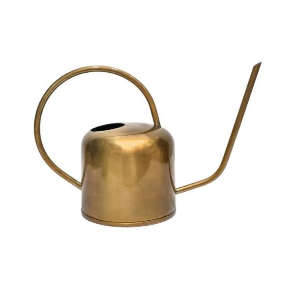 Kew Watering Can - Metal - L13.5 x W38 x H19 cm - Matt Brass