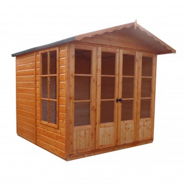 Kensington Shiplap Summerhouse Garden Sun Room Approx 7 x 7 Feet