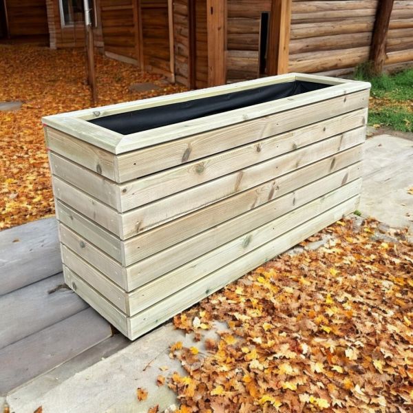 London Garden Planter - Pressure Treated Wood - L90 x W90 x H90 cm