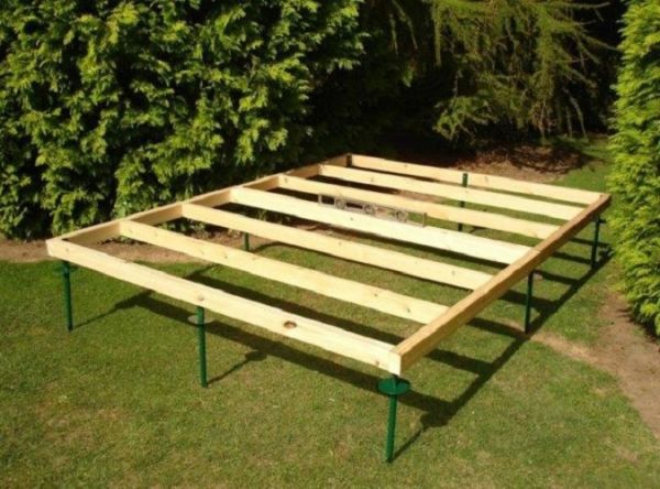 Adjustable Shed Base Approx 8 x 6 Feet