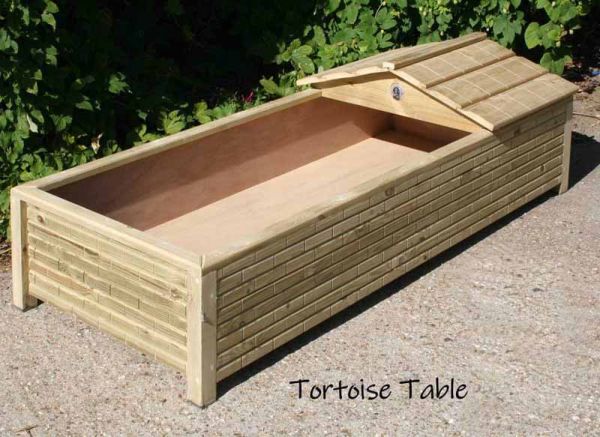 Buttercup Large Tortoise Table - Exterior Grade Ply Liner - L80 x W160 x H32 cm 