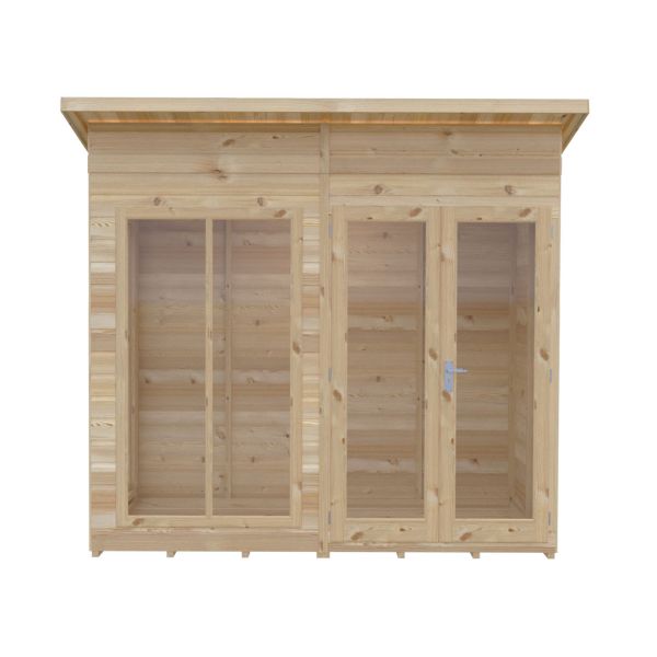 Lela 8x4 Summerhouse - L125.8 x W238 x H229.9 cm