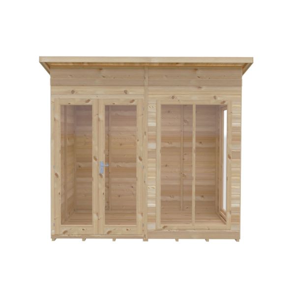 Lela 8x6 Summerhouse - L185.8 x W238 x H228.4 cm