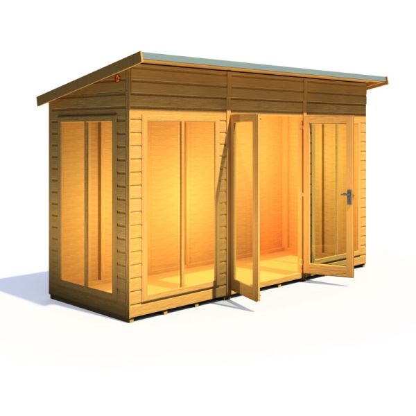 Lela 12x4 Summerhouse - L162.1 x W371.4 x H229.9 cm