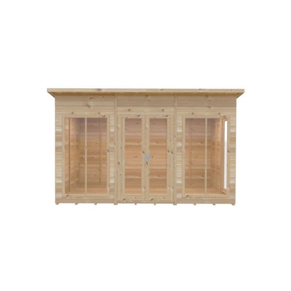 Lela 12x8 Summerhouse - L244.8 x W357 x H227.5 cm