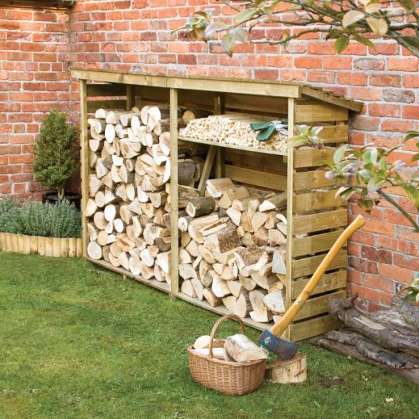 Large Log Store - L56 x W229 x H156 cm