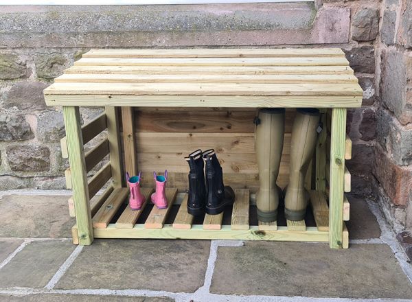 Boot Storage - Timber - L50 x W100 x H68 cm - Minimal Assembly Required