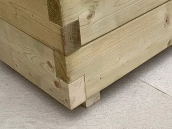 Add Wooden Feet to The Planter