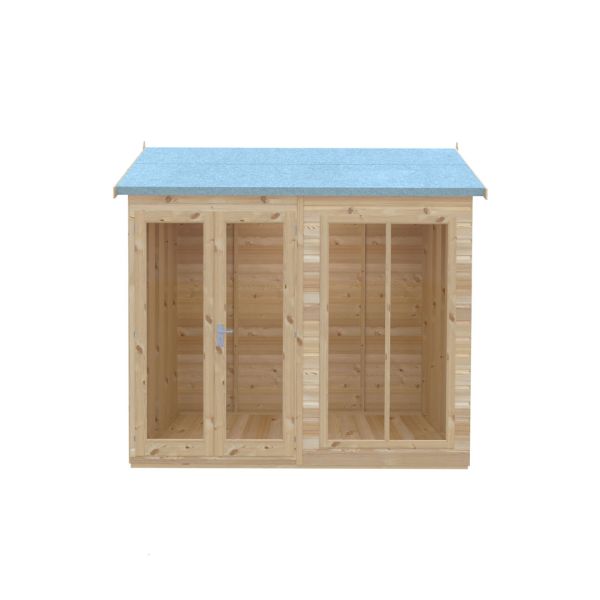 Mayfield 8 x 6 Summerhouse - Wood - L19.9 x W238 x H240.9 cm