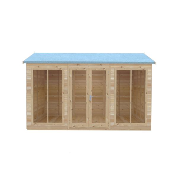 Mayfield 12 x 8 Summerhouse - Wood - L239 x W357 x H2229 cm