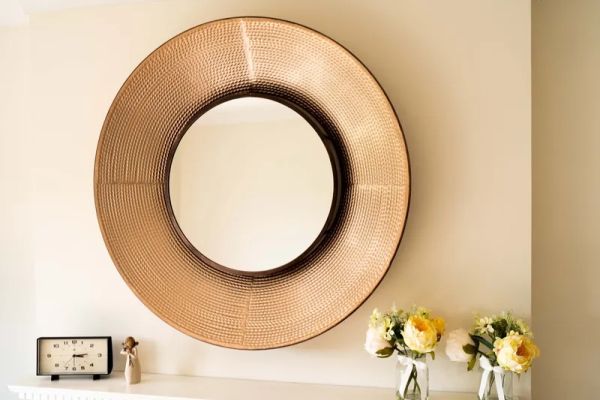 Mirror - L88.5 x W10.5 x H88.5 cm - Copper