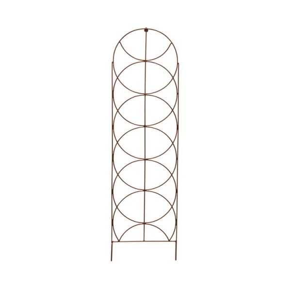 Outdoor Cylinder Trellis - Mild Steel - L2.5 x W36 x H125 cm - Bronze