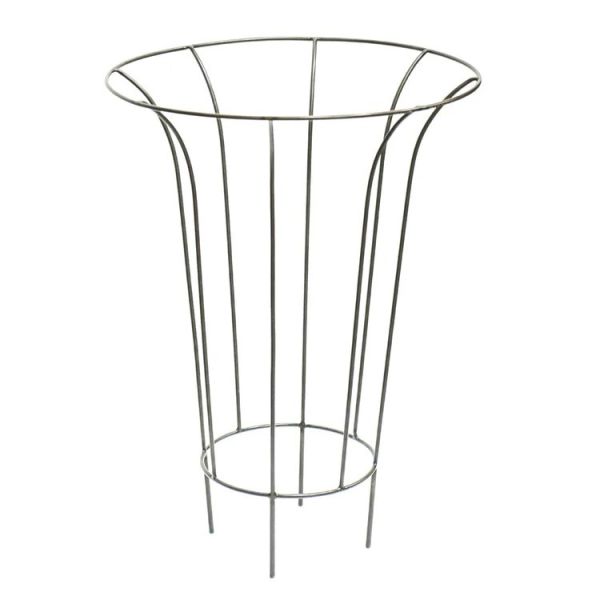 Outdoor Fluted Climber - Mild Steel - L40 x W40 x H55 cm - Zinc