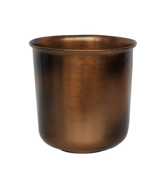 Outdoor Hampton Planter - Metal - L27.5 x W27.5 x H28 cm - Copper