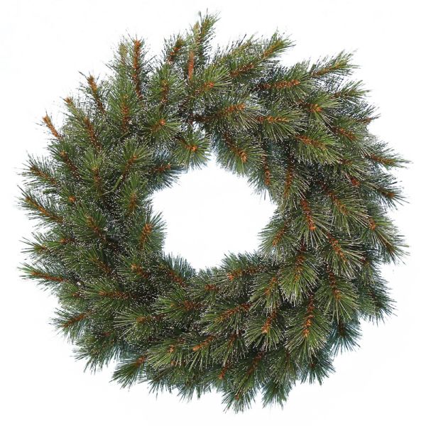 36 Inches Frosted Ontario Pine Wreath