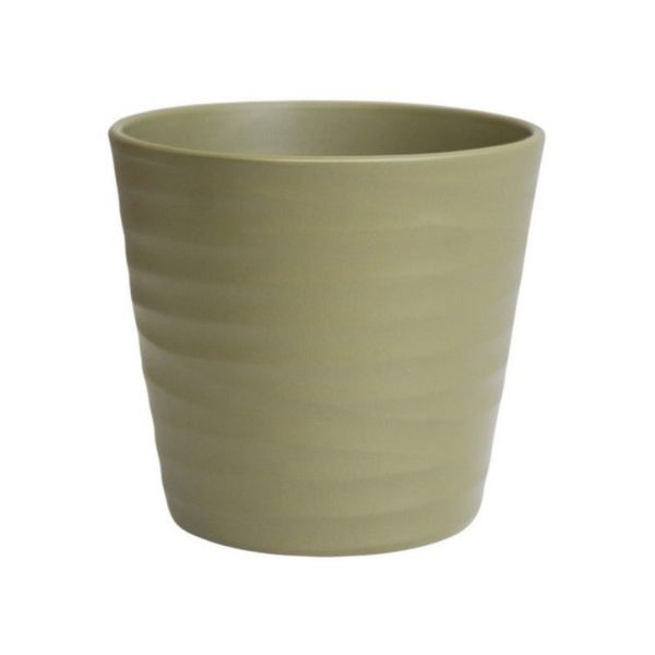 Oslo Taper Planter - L28 x W28 x H24 cm - Olive