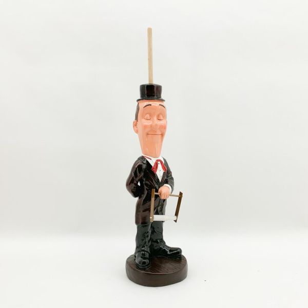 Man Toilet Roll Holder - Resin - L40 x W40 x H76 cm
