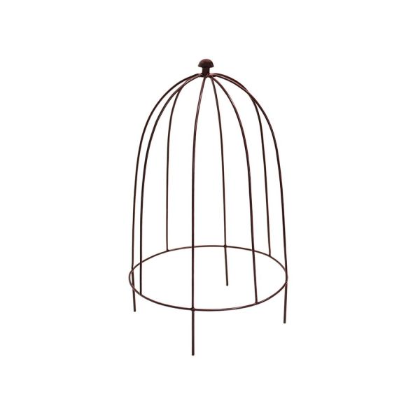 Outdoor Plant Support - Mild Steel - L36 x W36 x H60 cm - Bronze