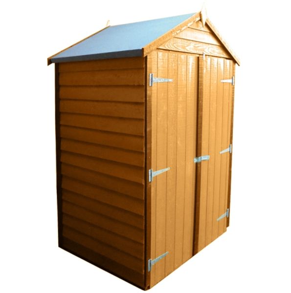 4 x 3 Feet Tool Store Double Door Garden Shed - Dip Treated