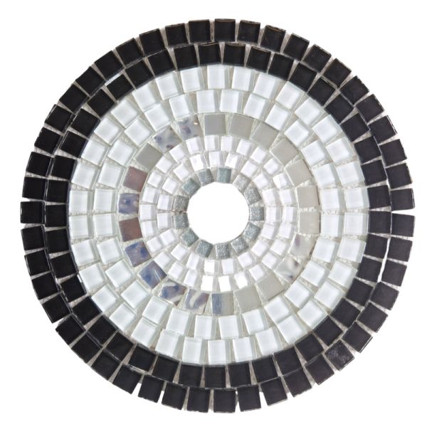 Decorative Mosaic for Hydria Water Feature - Black