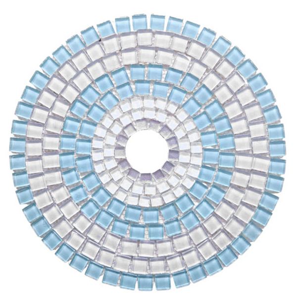 Decorative Mosaic for Hydria Water Feature - Blue