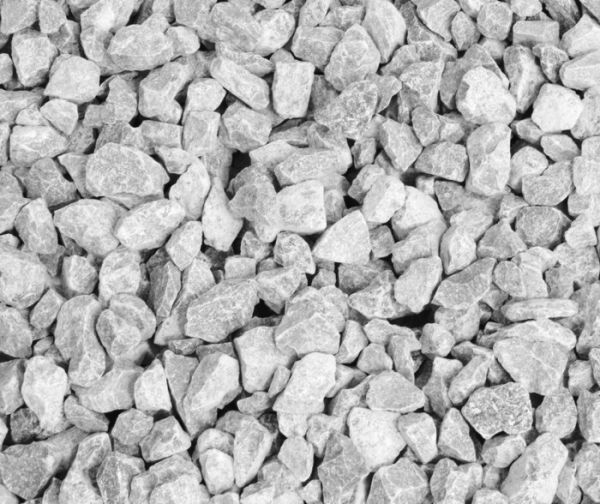 20mm White Limestone Aggregate Bulk Bag - 850 kg - L100 x W100 x H80 cm