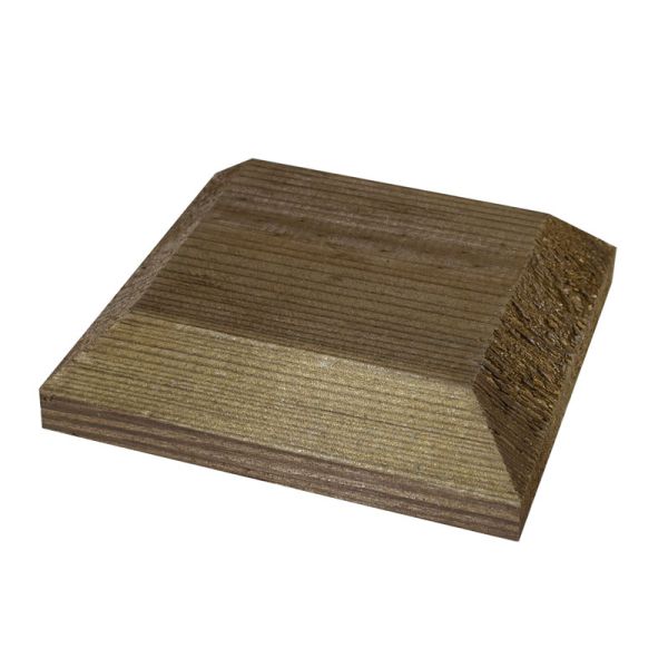 Post Cap Brown ONLY AVAILABLE WITH A PURCHASE OF 3 FENCE PANELS OF ROWLINSONS