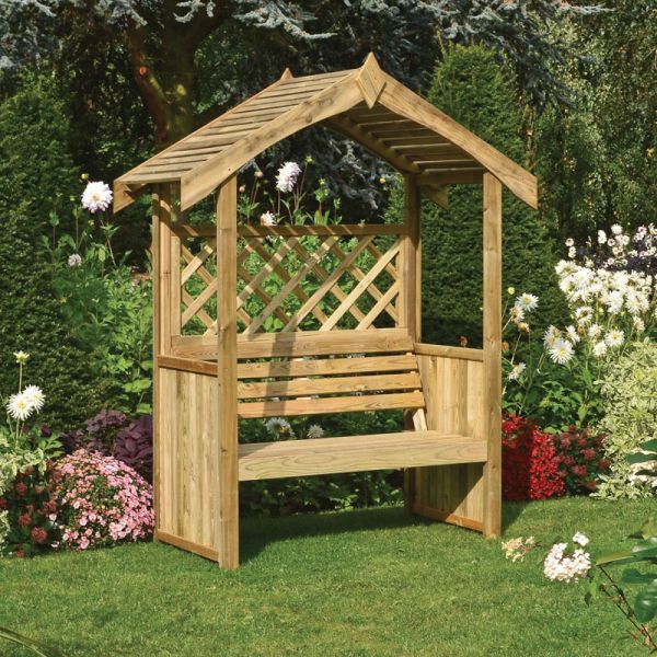 Salisbury Arbour - Polypropylene - L74 x W163 x H207.5 cm - Natural