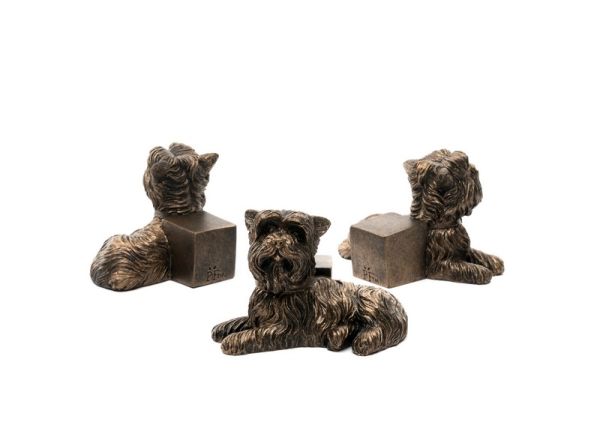 Yorkshire Terrier Plant Pot Feet - Set of 3 - L7 x W4.5 x H6.5 cm