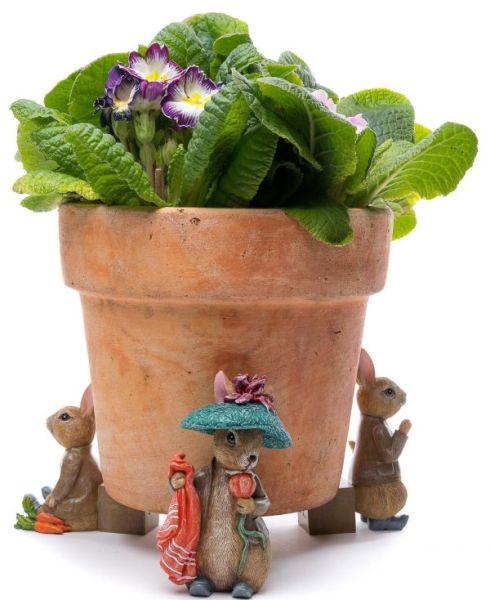 Beatrix Potter Benjamin Bunny Plant Pot Feet - Set of 3