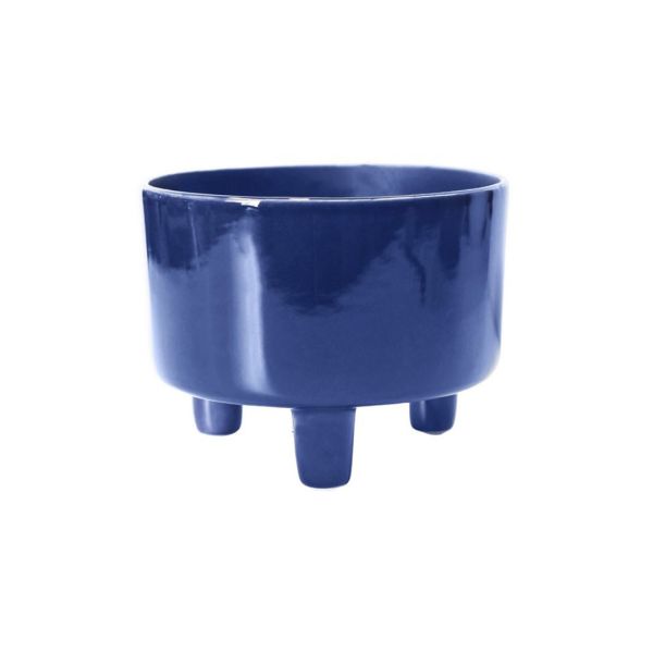 Pisa Navy Bowl - L19 x W19 x H14 cm - Blue