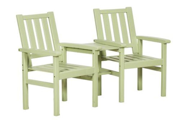 Porto Companion Set (Homestead) - Acacia Wood - H90 x W164 x L70 cm - Green