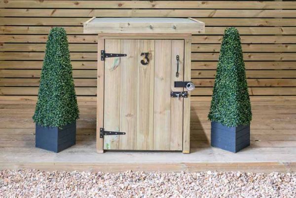 Pendle Parcel Store Small - Timber - L47 x W68 x H88 cm